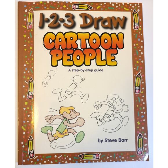 Lot of 5 Learn to Draw How to Draw Books Paperback Animals People Art Drawing - Picture 9 of 12